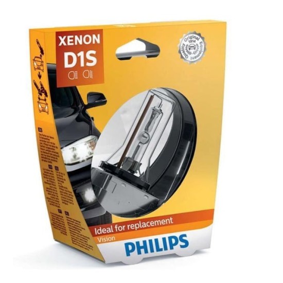 Philips D1s Vision 4600k 85v 35w Ampul Made In Germany 1 adet 