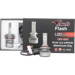 Inwells Yeni Flash Csp Led Xenon (ZENON) 9006 20,000 Lümen Arıza Işığı Yakmaz 12-24 V Uyumlu