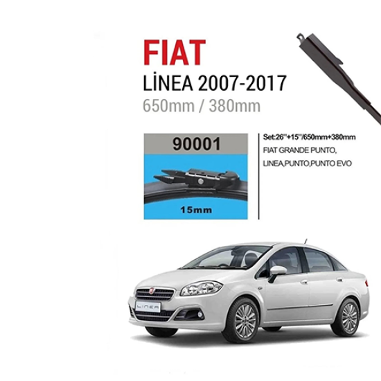 Fiat Linea Ön Muz Silecek Takımı (2007-2016)